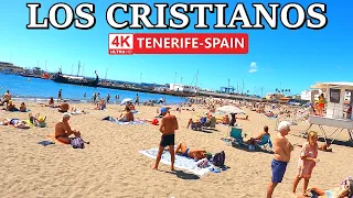 TENERIFE - LOS CRISTIANOS | Walk on a Beautiful Sunny Day ☀️ 4K Walk ● March 2024