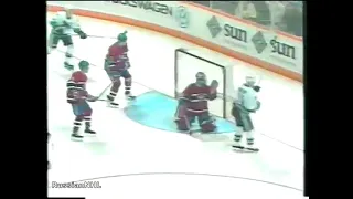 Viktor Kozlov and Alexei Yegorov set up Owen Nolan's winner vs Canadiens (24 feb 1996)