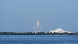 SpaceX Falcon 9 CRS-19 Launch from Cape Canaveral Air Force Station in 4k