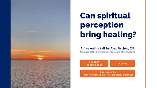 Can spiritual perception bring healing?