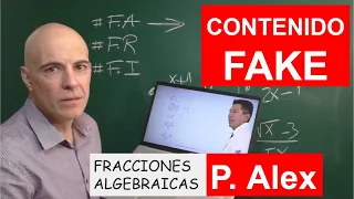 ¿QUÉ SON LAS FRACCIONES ALGEBRAICAS? Luchando contra los ERRORES MATEMÁTICOS VIRALES.