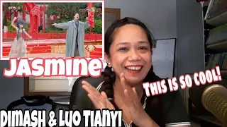 Dimash Kudaibergen and Luo Tianyi 'Jasmine' Reaction | Chinese Song | Димаш Құдайберген