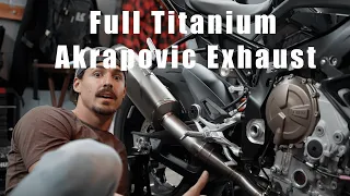 2022 BMW S1000rr Full-Titanium Akrapovic Exhaust