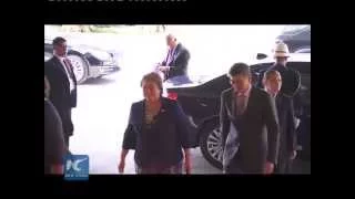 Chilean President Michelle Bachelet arrives for APEC meeting