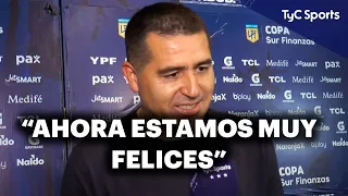 HABLÓ RIQUELME: "AHORA ESTAMOS MUY CONTENTOS DE LOS JUGADORES QUE TENEMOS"