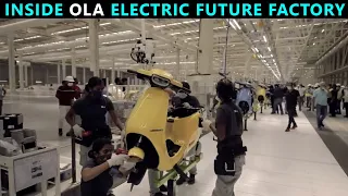 Inside Ola Electric Future Factory Tour - S1 Electric Scooter