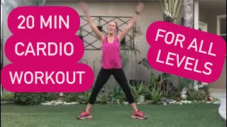 20 Minute Cardio Workout for all fitness levels | Michelle Wilson