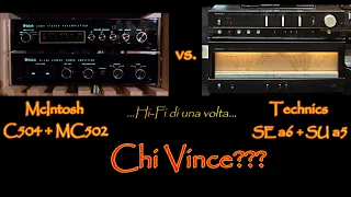 #McIntosh contro #Technics : CHI VINCE???  L'alta fedelta' degli anni d'oro