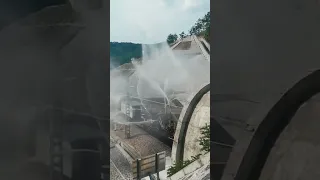 This is how railway tunnels are cleaned! railway