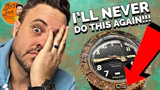 How KETCHUP & EGGS | REMOVE & ACCELERATE | PATINA on a Bronze Watch !!!!