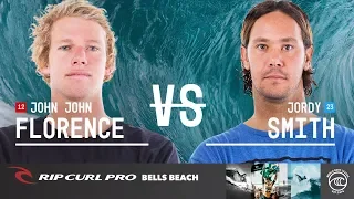 John John Florence vs. Jordy Smith - Semifinals, Heat 2 - Rip Curl Pro Bells Beach 2019