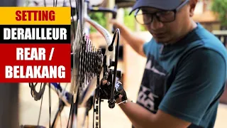 CARA Setting Rear Derailleur Basikal