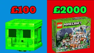 TOP 10 RAREST And MOST EXPENSIVE Lego Minecraft Sets And Minifigures!