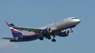 Aeroflot Airbus A320-214 SU2031 takeoff LHBP