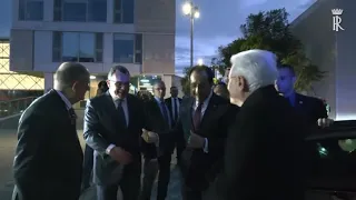 Mattarella visita la città vecchia di Nicosia a Cipro