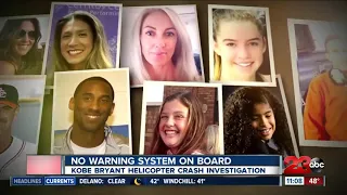 No warning system on Kobe Bryant helicopter