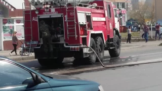 В Петропавловске после ДТП загорелась машина