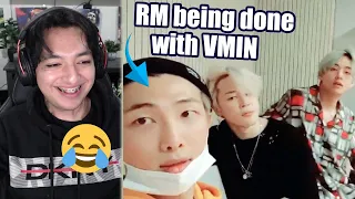 The day VMIN interrupted RM's Vlive