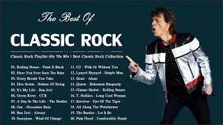 Classic Rock Greatest Hits 60s 70s 80s | CCR, The Beatles , Led Zeppelin, Rolling Stones...