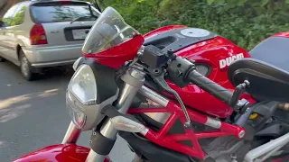 Ducati 696 Walkaround and cold start