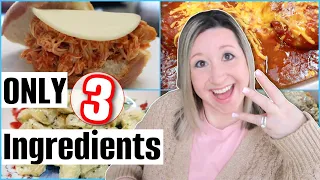 3 INGREDIENT BUDGET MEALS *EASY