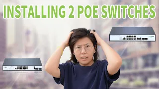 Link 2 PoE Switches over Cat6 Ethernet Cable