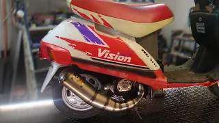 Van 50cc naar 130cc scooter || AF18 Engine Tuning