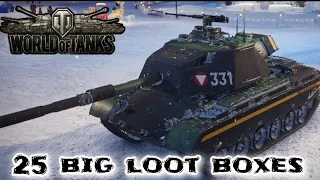 Opening 25 World of Tanks Loot Boxes 2023 /Otváranie 25 veľkých vianočných krabičiek !!!