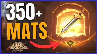 Crafting With 350+ Legendary Materials in Rise of Kingdoms