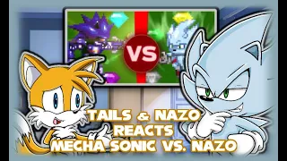 Tails and Nazo REACT to Nazo the Hedgehog vs. Turbo Mecha Sonic (Sprite Battle)