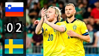 Slovenia vs Sweden 0-2 All Goals | 2022 UEFA Nations League