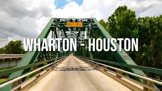 Wharton to Houston! Drive with me on a Texas highway!