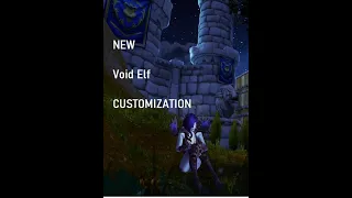 NEW Void Elf Customization in SHADOWLANDS Alpha