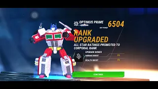 🤖 Optimus Primus: Rank Upgrading to Corporal Rank 🤖 #transformersearthwars #transformers #autobots