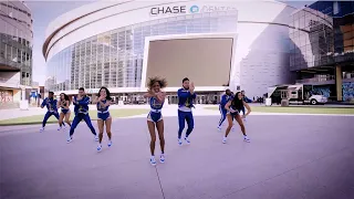 Warriors Dance Team Gets Ready for Bell Biv DeVoe at Chase Center