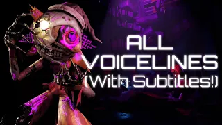 FNaF RUIN Ruined Sun All Voicelines (With Subtitles)