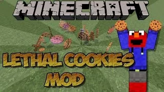 Minecraft Mod Showcase: Lethal Cookies Mod! (Dangerous Cookies!)