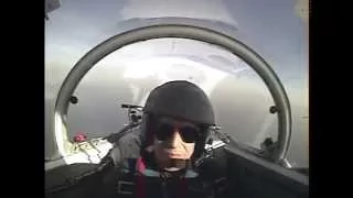 My aerobatics flight training in a Pitts biplane (clip 1, Nov. 2014)