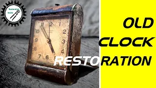 old swiss clock restoration