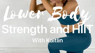 Brutal Butt and Thigh Workout! Lower Body Strength and HIIT Cardio! Warmup Included!