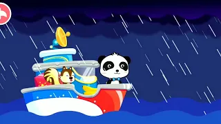 Happy Fishing|Explore the mysterious ocean habitat|BabyBus Kids Games | Little panda captain cartoon