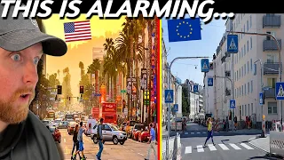 American Reacts to Europe VS USA Shocking Traffic/Driving Differences