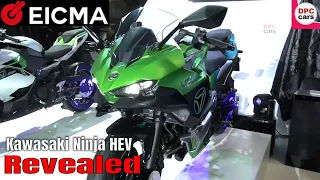 Kawasaki Ninja HEV Hybrid Revealed at EICMA Milan Motorcycle Show 2022