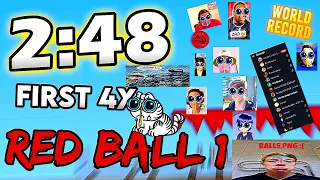 Red Ball Speedrun in 2:48.12 (FIRST 4X AND ALSO WORLD RECORD)