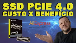 SSD PCIe 4.0 de 1TB MAIS BARATO QUE ACHEI ... SSD NVME Corsair MP600 CORE 1TB