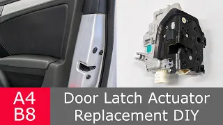 Door lock actuator replacement A4 B8 | How to DIY Audi VW