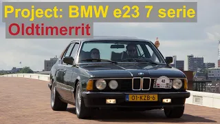 BMW e23 7 serie klaarmaken voor een OLDTIMERRIT