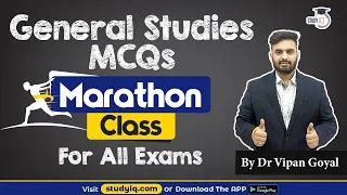 General Awareness MCQs Marathon Class l Best 100 MCQs by Dr Vipan Goyal l Study IQ CET NRA NTPC