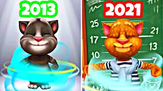 EVOLUTION OF MY TALKING TOM 2013 - 2021