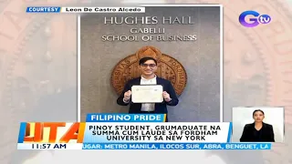 Pinoy student, grumaduate na summa cum laude sa Fordham University sa New York | BT